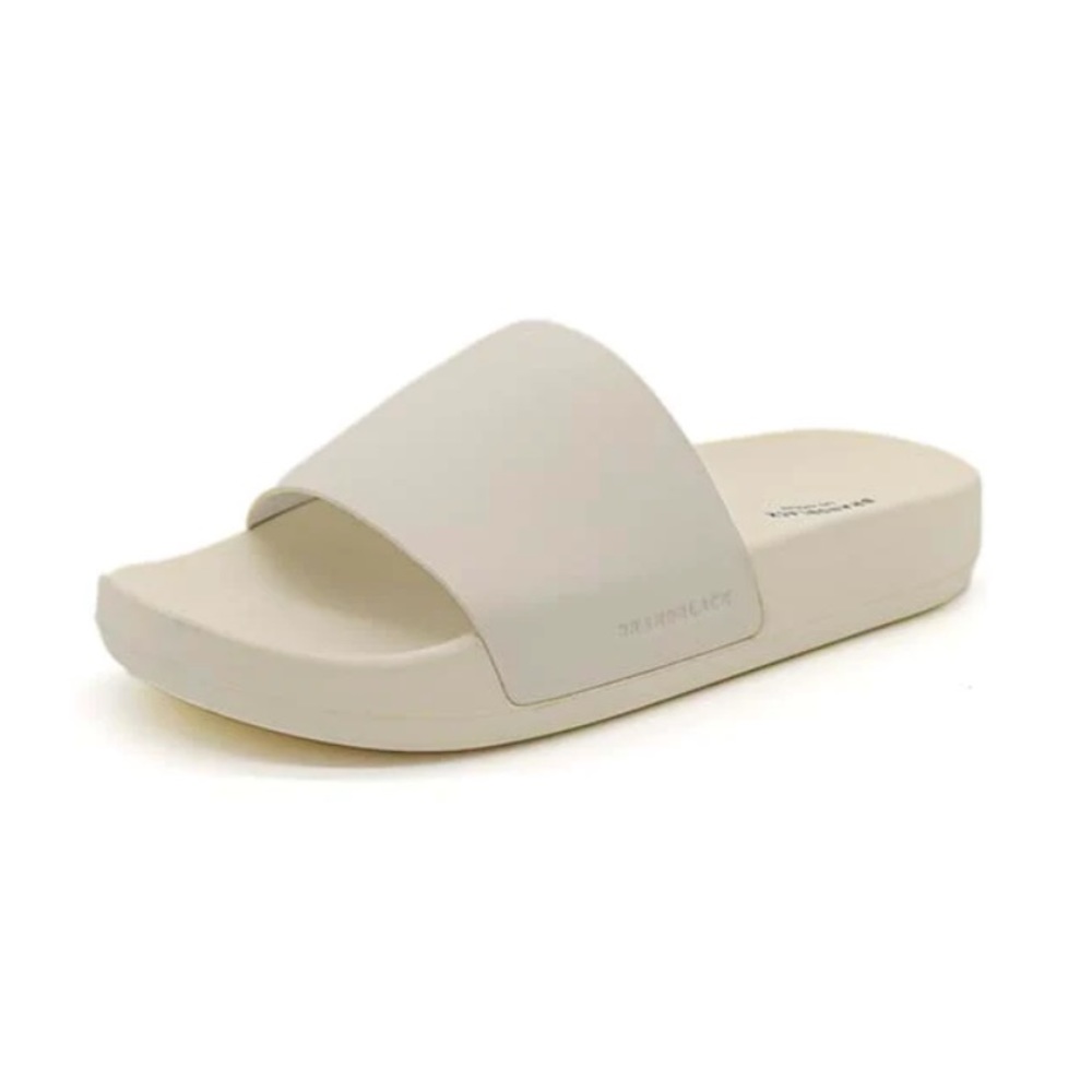 BrandBlack Men's Kashiba-Lux Slides Off White